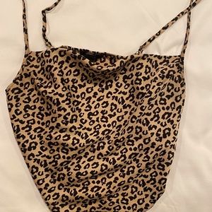 Forever 21 Leopard Tank
